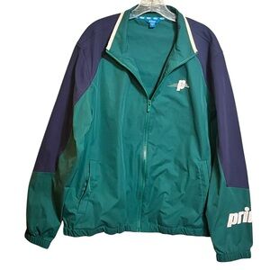 Prince Pickleball Tennis Green Windbreaker Full Zip Jacket Women’s Large